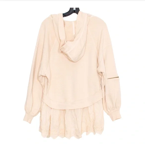 COPY - COPY - Free People Sweet Streets Hoodie 22” P2P XS - Picture 6 of 8